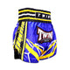 Twins Kickboxing Shorts TTBL Racing Blue/Yellow