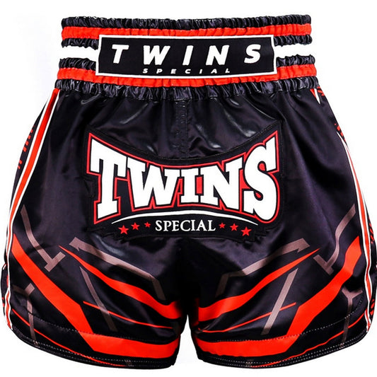 Twins Kickboxing Shorts TTBL Racing Black/Red