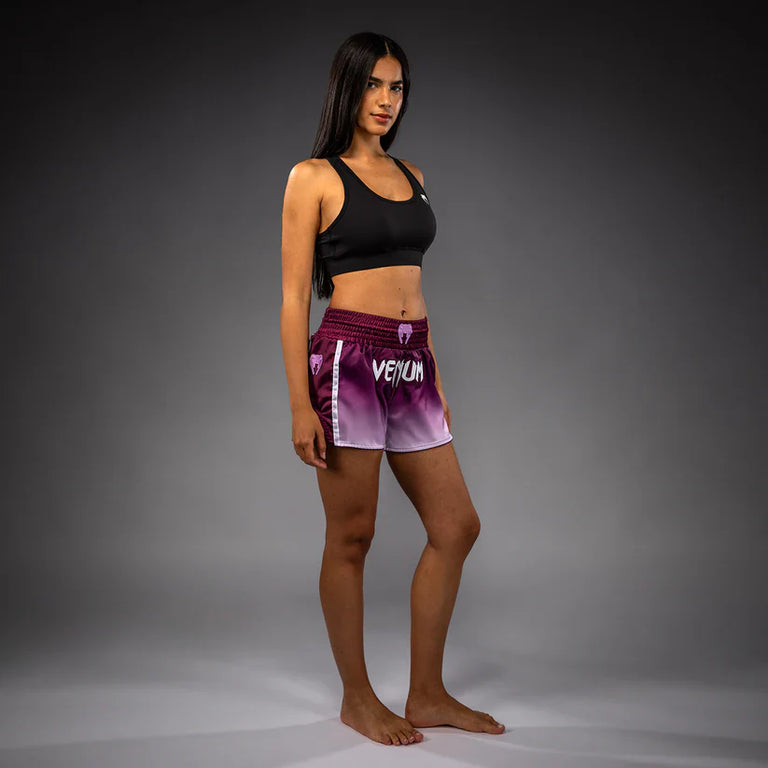 Venum Kickboxing Shorts Woman Iris Plum/White