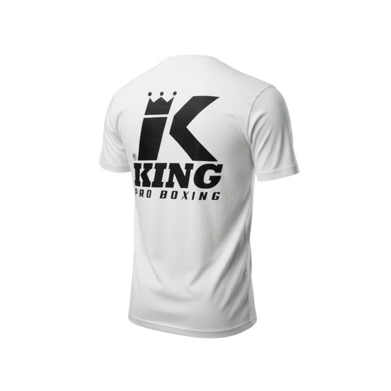 King Pro Boxing T-Shirt KPB Logo White