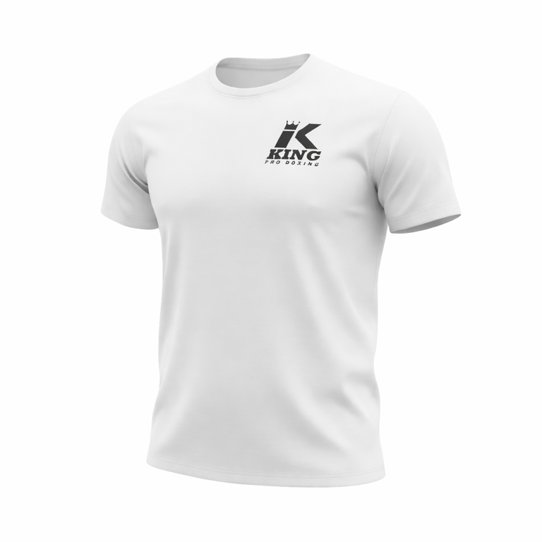 King Pro Boxing T-Shirt KPB Logo White