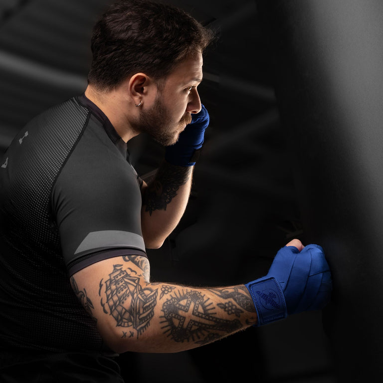 Hayabusa Knuckle Protector and Hand Wrap 2in1 Blue