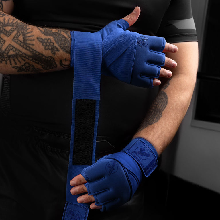 Hayabusa Knuckle Protector and Hand Wrap 2in1 Blue