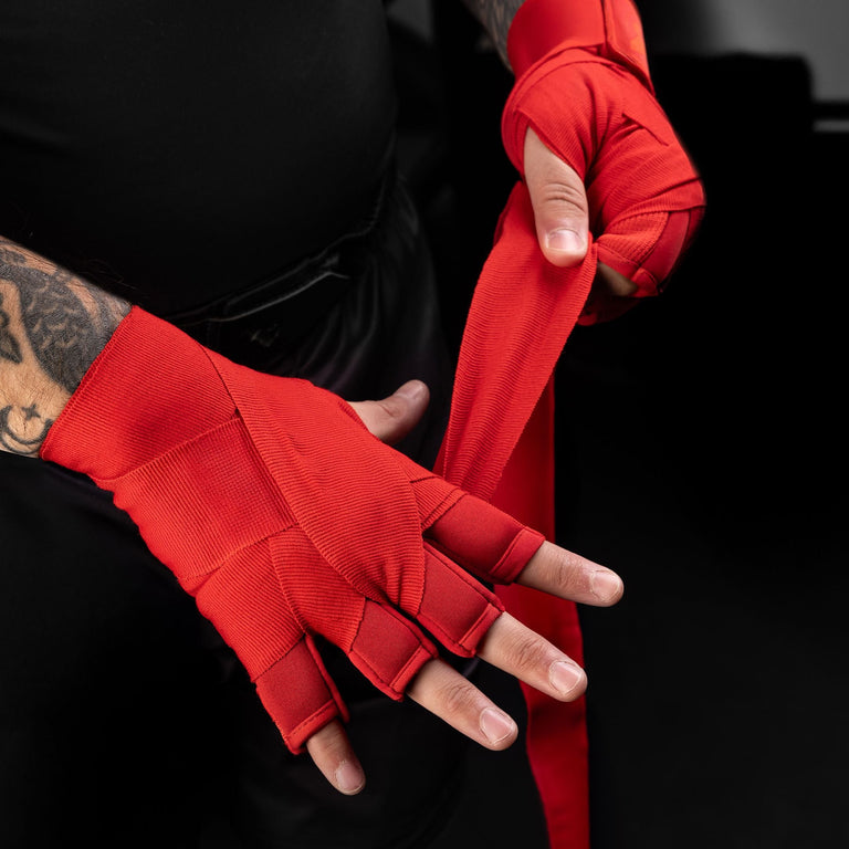Hayabusa Knuckle Protector and Hand Wrap 2in1 Red