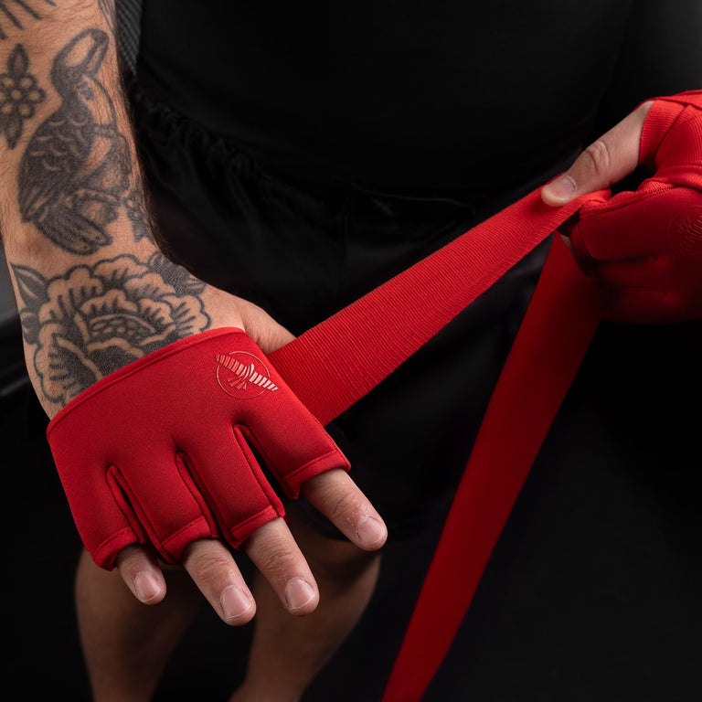 Hayabusa Knuckle Protector and Hand Wrap 2in1 Red