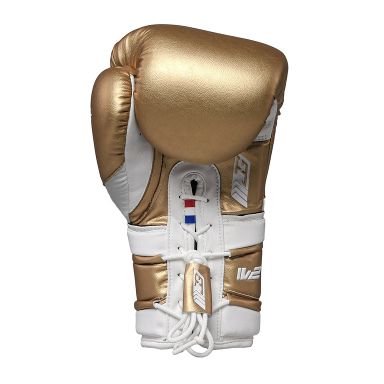 Joya Gear Boxing Gloves Performance V2 Lace-Up Gold/White