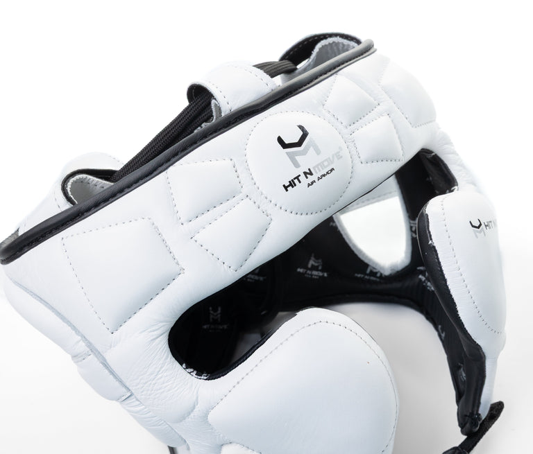Hit N Move Headgear Air Armor White/Black