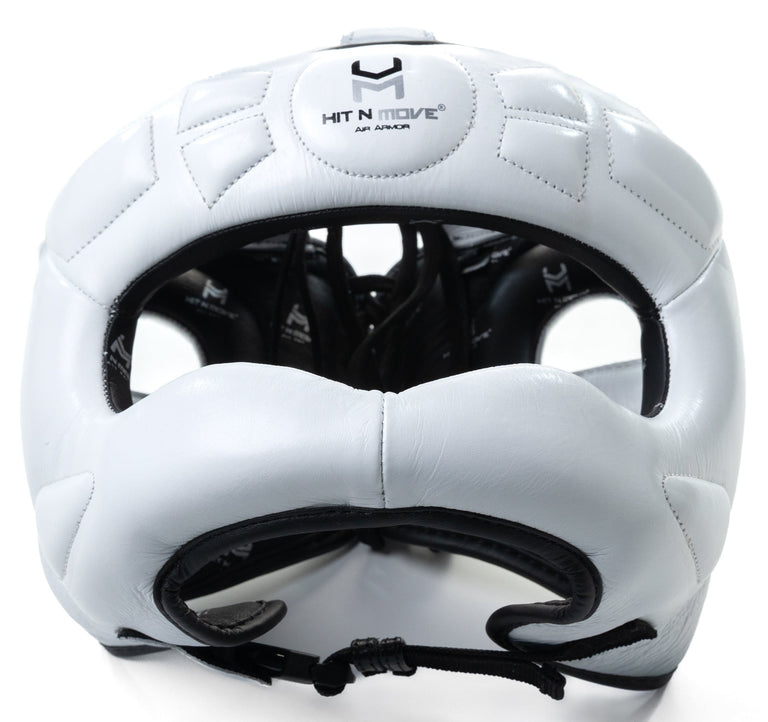 Hit N Move Headgear Face Saver White/Black