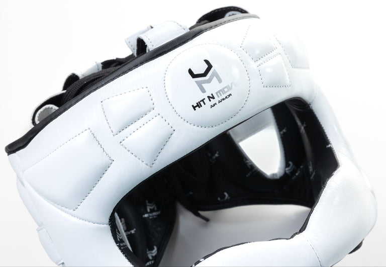 Hit N Move Headgear Face Saver White/Black