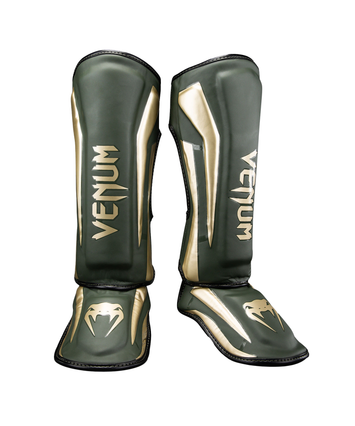 Venum Shin Guards Elite Khaki