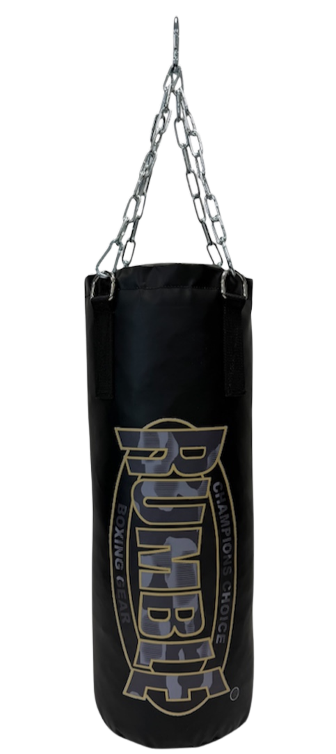 Rumble Punching Bag Camo for Kids Black/Gold
