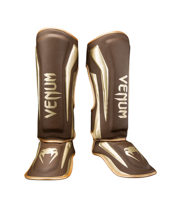Venum Shin Guards Elite Brown