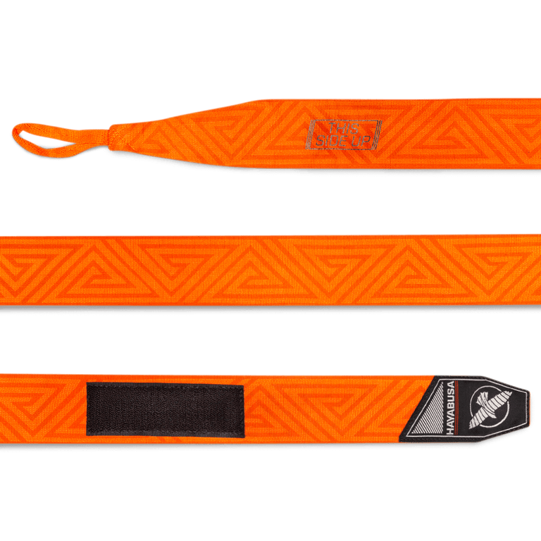 Hayabusa Hand wrap Perfect Stretch Orange Maze