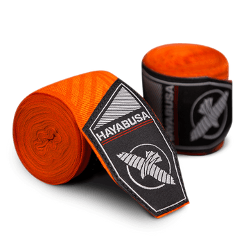 Hayabusa Hand wrap Perfect Stretch Orange Maze