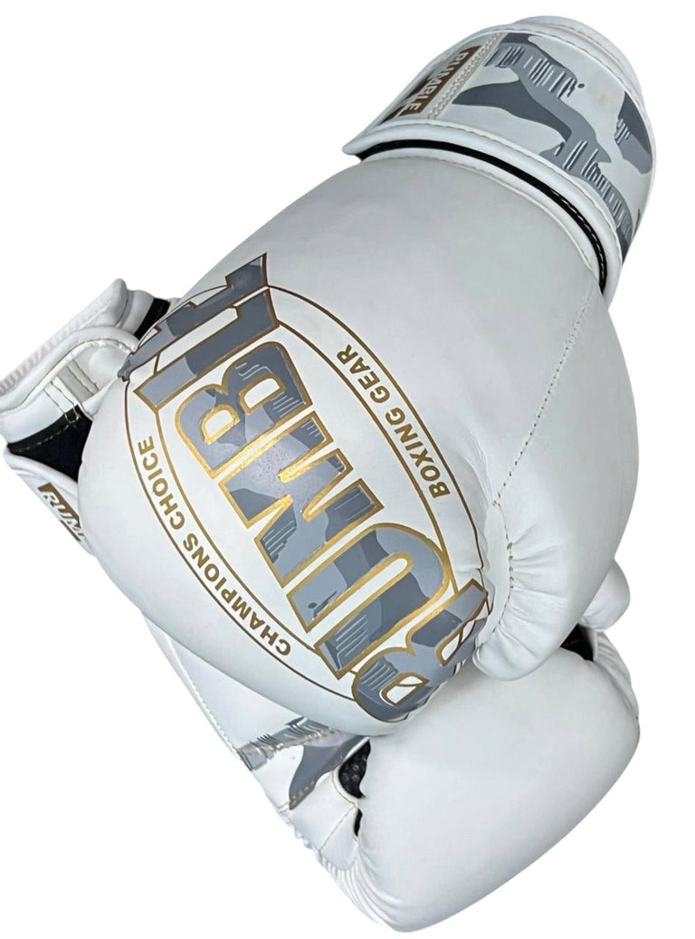 Rumble Boxing Gloves Kids Camo White/Gold
