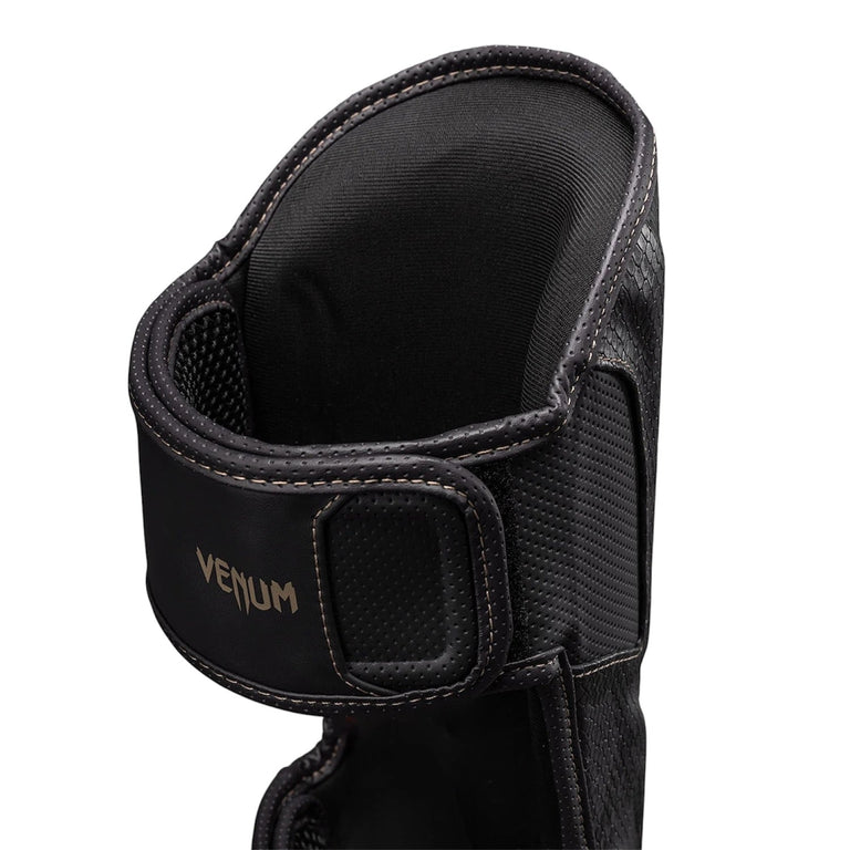 Venum Shin Guards Impact Evo Scales Dark Grey