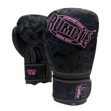 Rumble Boxing Gloves Camo 2.0 Black/Pink