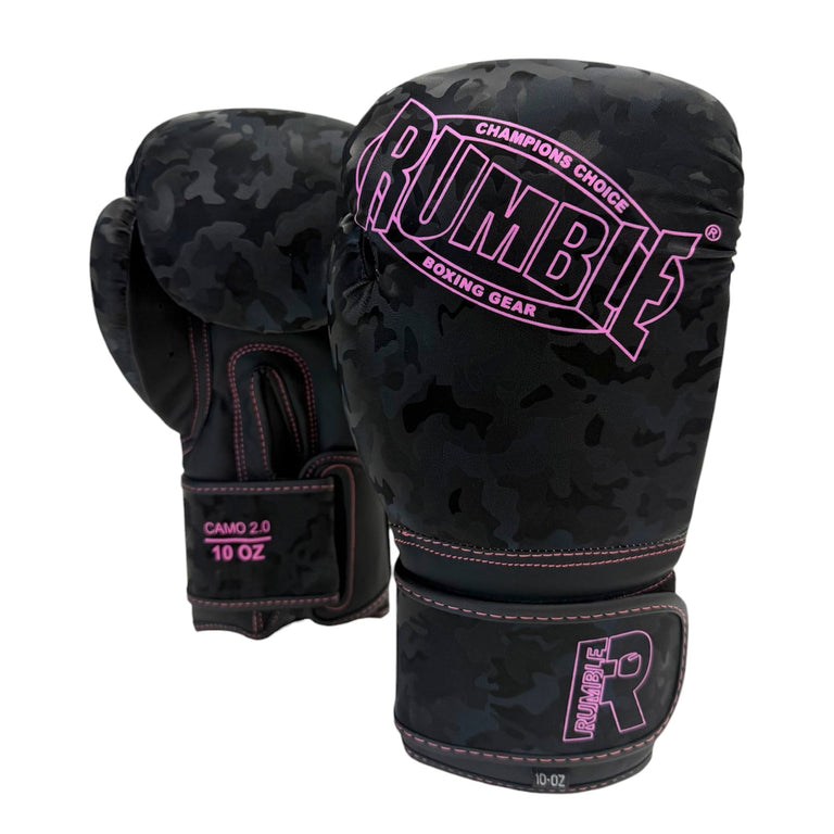 Rumble Kickboxing Set Kids Camo 2.0 Black/Pink