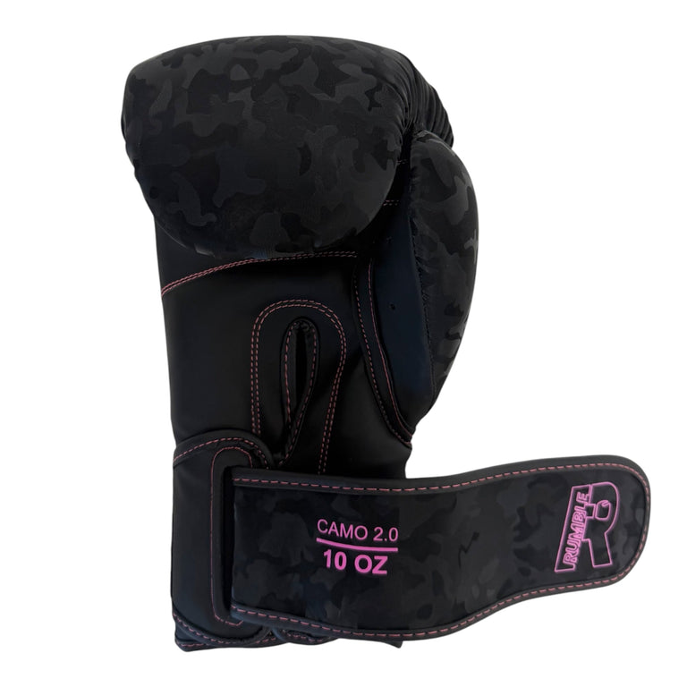 Rumble Boxing Gloves Camo 2.0 Black/Pink