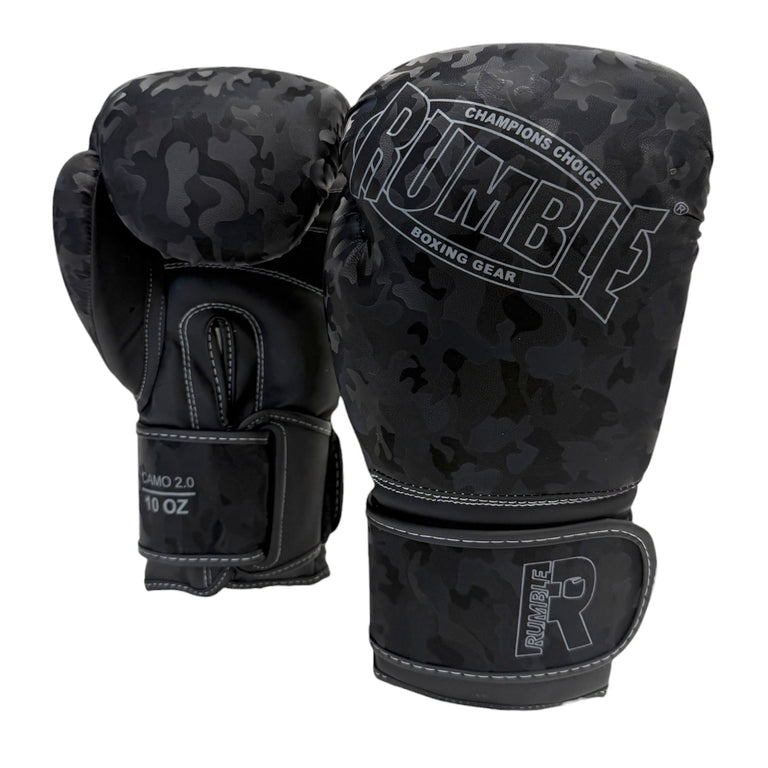 Rumble Kickboxing Set Kids Camo 2.0 Black/Grey