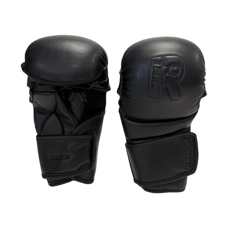 Rumble R-Line Pro MMA Gloves Black/Black