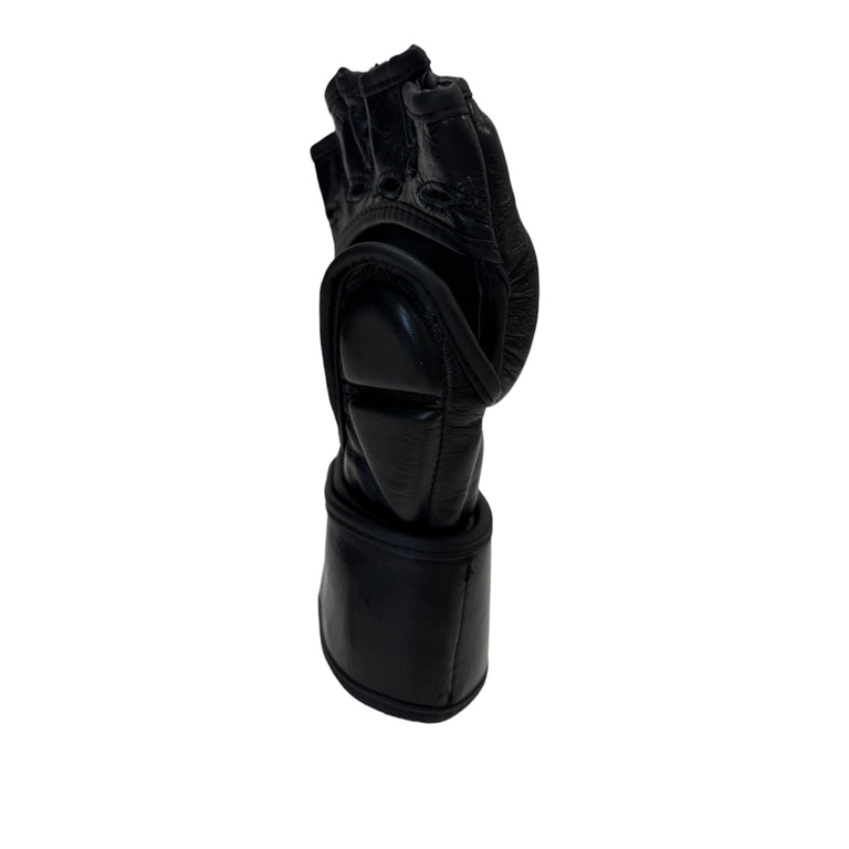 Rumble Competition MMA Gloves Leather Black/Black