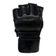 Rumble Competition MMA Gloves Leather Black/Black