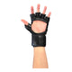 Rumble Competition MMA Gloves Leather Black/Black