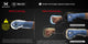 Hit N Move Boxing Gloves All Day Pro-Grip Plus Blue/White