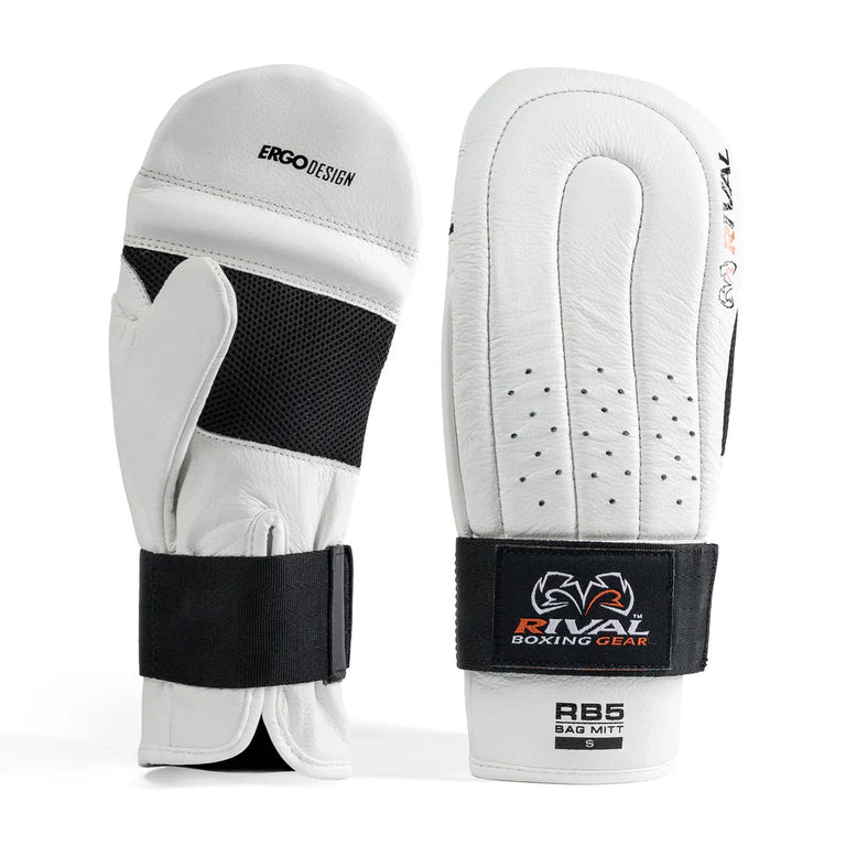 Rival RB5 Bag Mitts White
