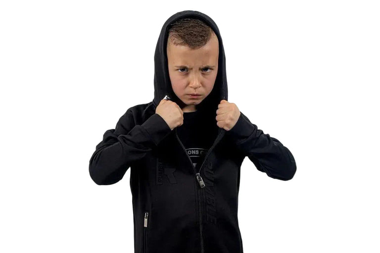 Rumble Kids Jacket Poly Black-Black