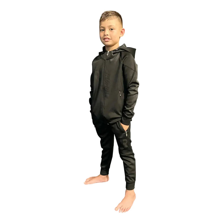 Rumble Kids Pants Poly Black-Black
