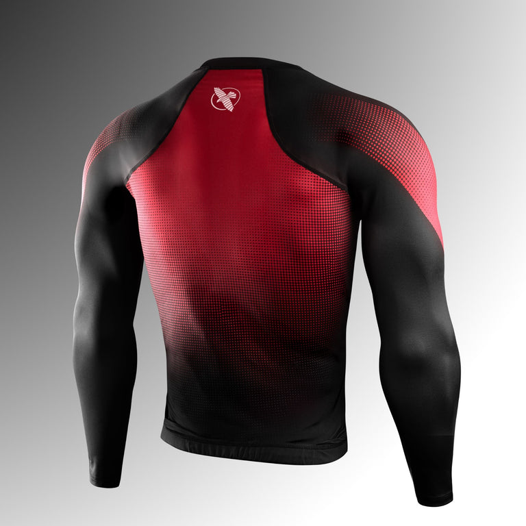 Hayabusa Men's Pro Ranked Rashguard Long Sleeve Black