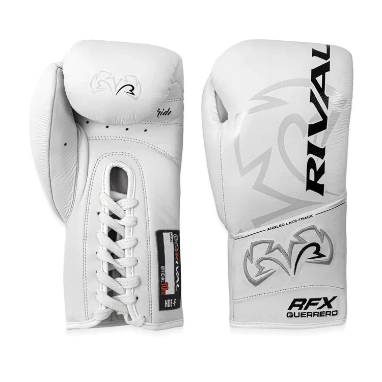 Rival Boxing Gloves RFX-Guerrero Pro Fight Gloves HDE-F White