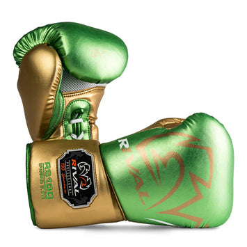 Rival Boxing Gloves RS100 Professional Green/Gold