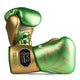 Rival Boxing Gloves RS100 Professional Green/Gold - 16oz S