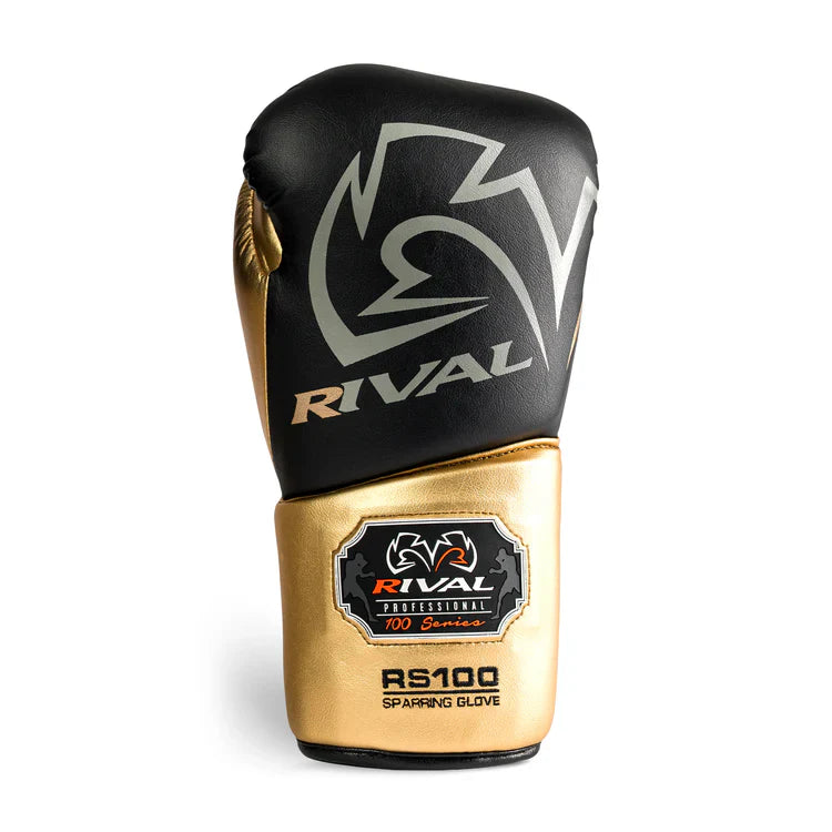 Rival Boxing gloves RS100 Professional Black/Gold