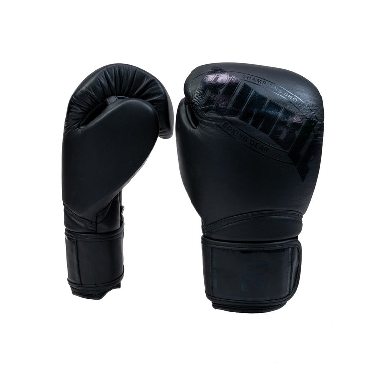 Rumble Competition Boxing Gloves Black/Black