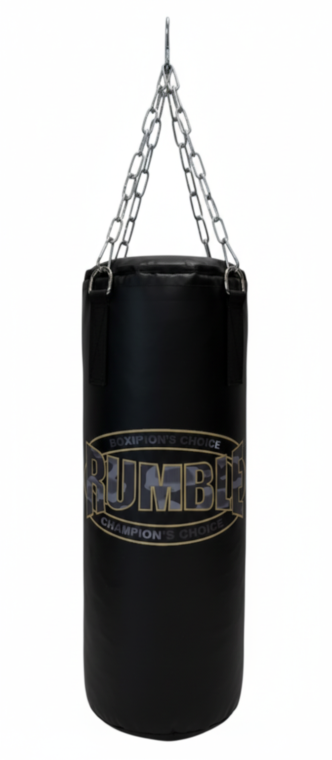 Rumble Punching Bag Camo for Kids Black/Gold 2.0