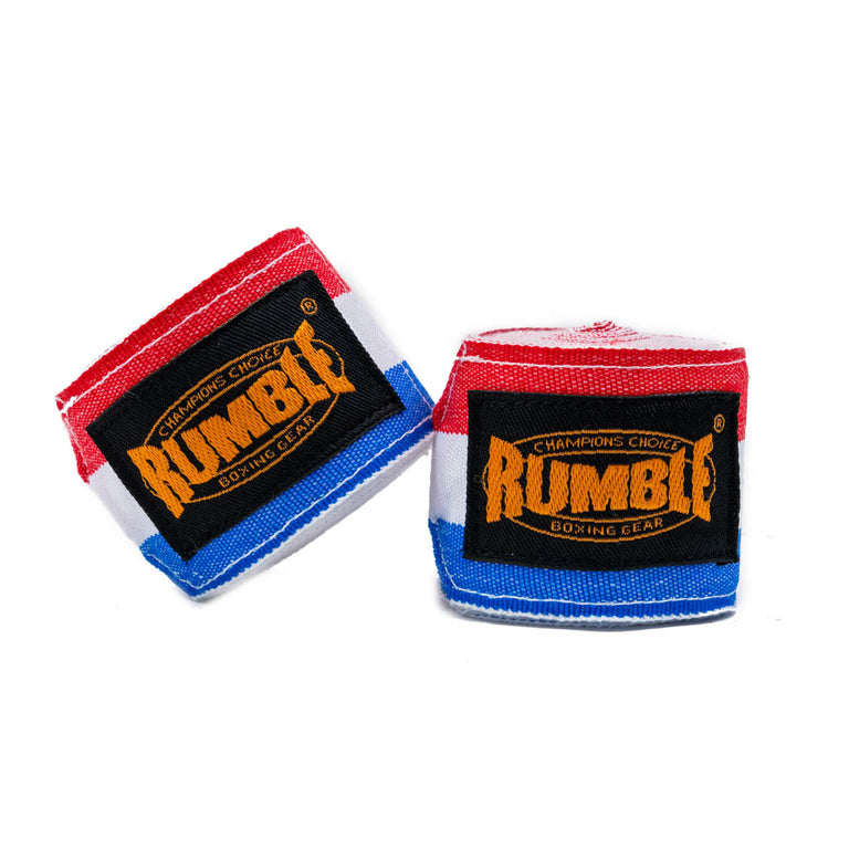 Rumble Hand Wrap Elastic Red/White/Blue