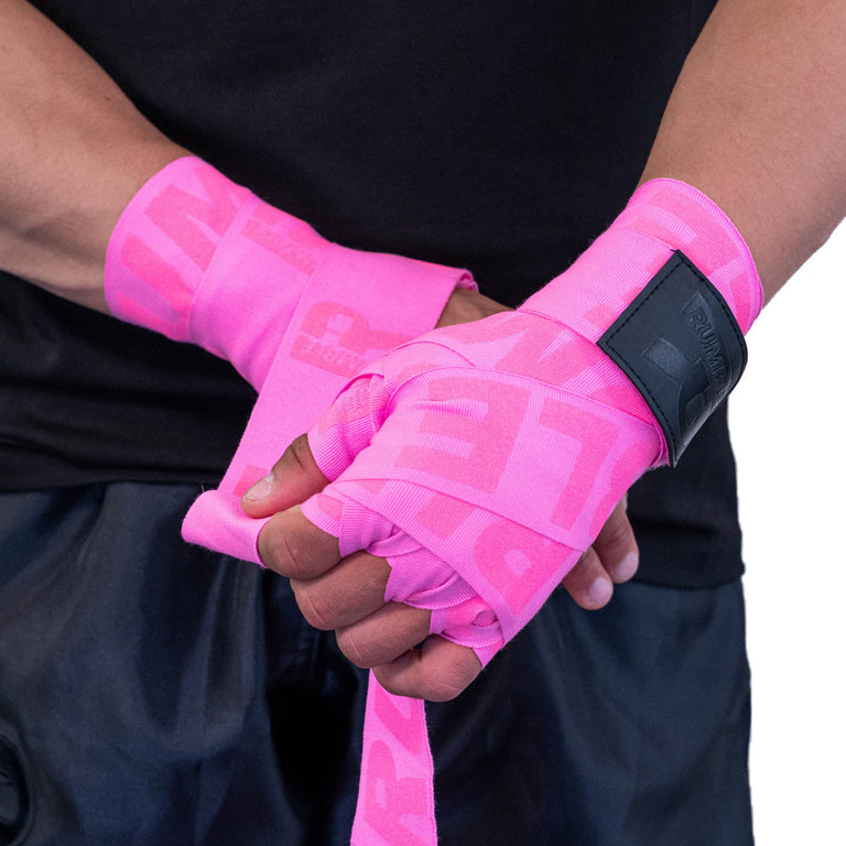 Rumble Hand wrap Elastic Pro Pink