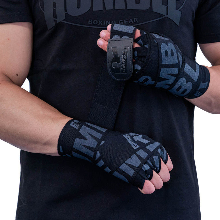 Rumble Hand wrap Elastic Pro Black