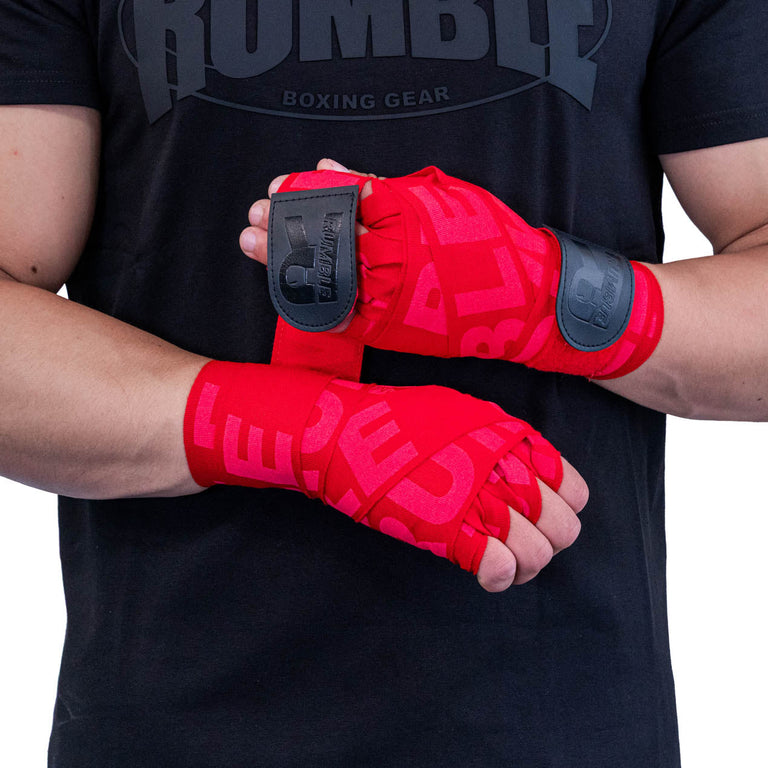 Rumble Hand wrap Elastic Pro Red
