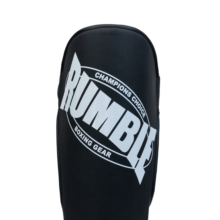 Rumble Shin Guards PU Beginner Black/White