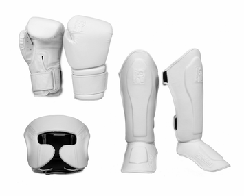 Rumble R-Line Pro Set White with Headguard