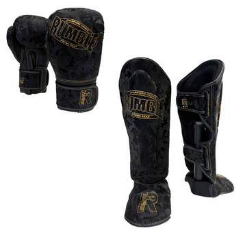 Rumble Kickboxing Set Kids Camo 2.0 Black/Gold