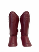Rumble Shin Guards R-Line Pro Burgundy