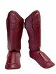 Rumble Shin Guards R-Line Pro Burgundy