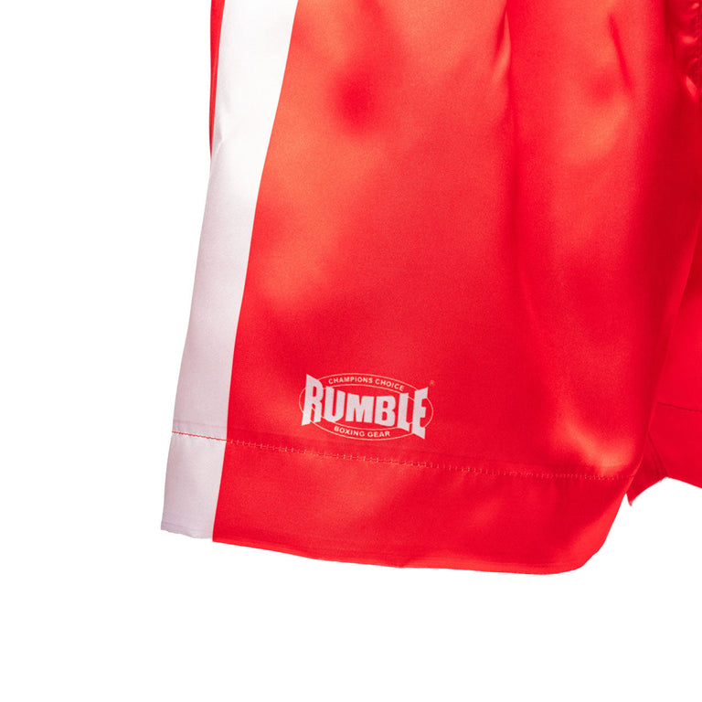 Rumble Boxing Shorts Red RSB-1