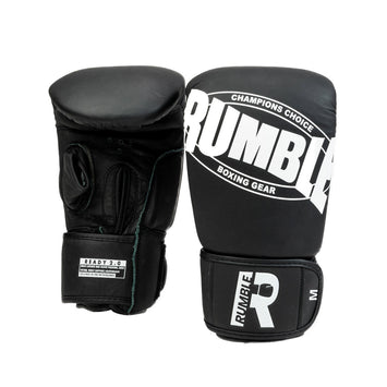 Rumble Punching Gloves Ready 2.0 Leather Black/White